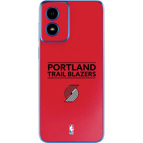 NBA Portland Trail Blazers Standard - Red Moto G Play 4G (2024) Skin