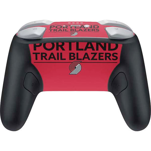 NBA Portland Trail Blazers Standard - Red Nintendo Switch 2 (2025) Pro Controller Skin