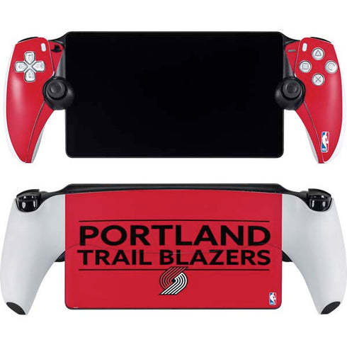 NBA Portland Trail Blazers Standard - Red PlayStation Portal Remote Player Skin