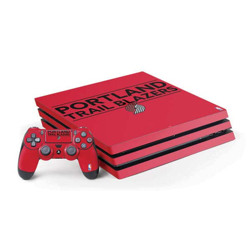 NBA Portland Trail Blazers Standard - Red PlayStation PS4 Skins