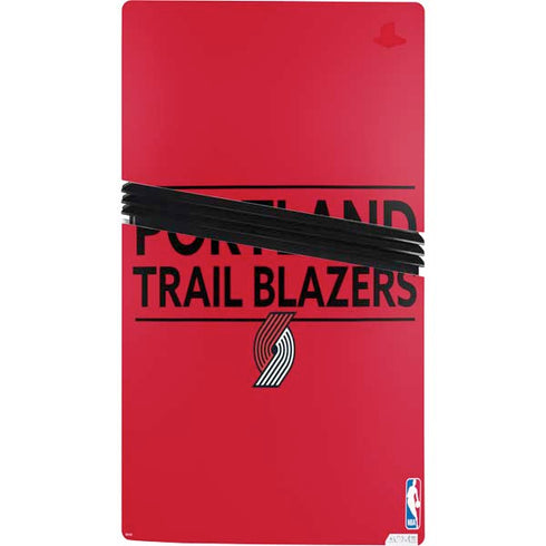NBA Portland Trail Blazers Standard - Red PS5 Pro Bundle Skin