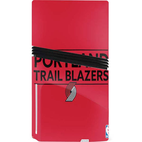 NBA Portland Trail Blazers Standard - Red PS5 Pro Disk Bundle Skin
