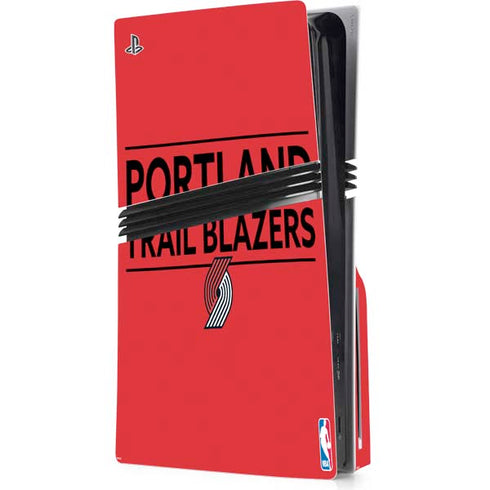 NBA Portland Trail Blazers Standard - Red PlayStation PS5 Skins