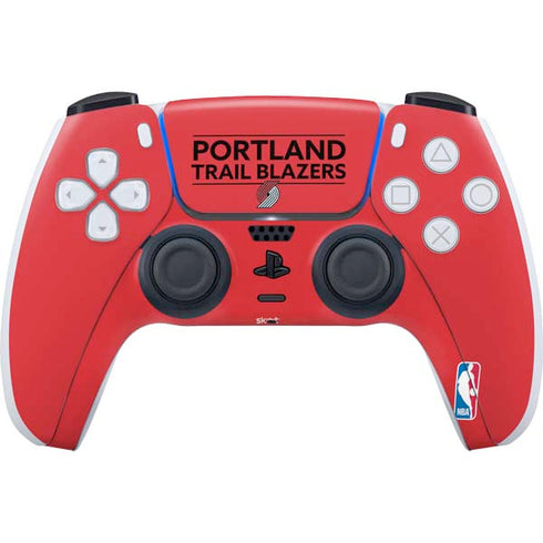 NBA Portland Trail Blazers Standard - Red PlayStation PS5 Skins