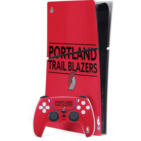 NBA Portland Trail Blazers Standard - Red PlayStation PS5 Skins
