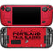 NBA Portland Trail Blazers Standard - Red Steam Deck Handheld Gaming Computer OLED Skin
