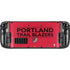 NBA Portland Trail Blazers Standard - Red Steam Deck Handheld Gaming Computer Skin