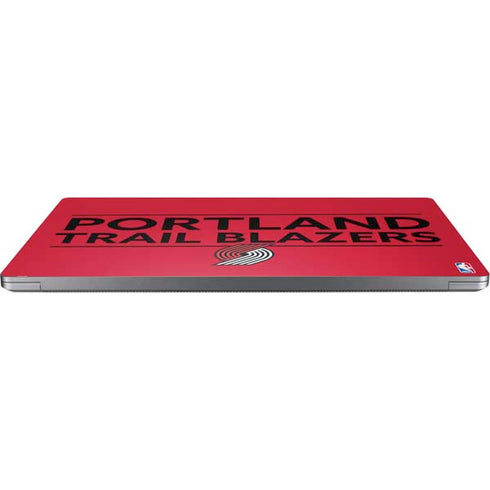 NBA Portland Trail Blazers Standard - Red Laptop Skins