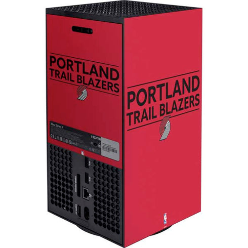 NBA Portland Trail Blazers Standard - Red XBox Series X Digital Edition Bundle Skin