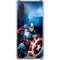 Marvel Captain America Portrait Galaxy A17 Clear Case