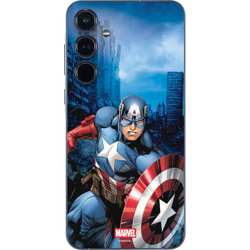 Marvel Captain America Portrait Galaxy A36 5G Skin