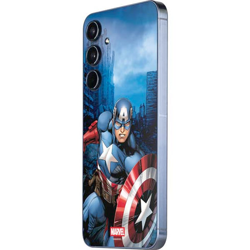 Marvel Captain America Portrait Galaxy A36 5G Skin
