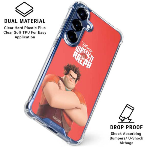 Disney Wreck-it Ralph Portrait Galaxy S25 Plus Clear Case