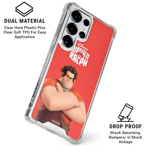 Disney Wreck-it Ralph Portrait Galaxy S25 Ultra Clear Case
