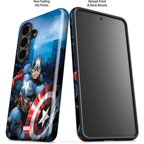 Marvel Captain America Portrait Galaxy S26 Impact Case