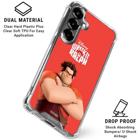 Disney Wreck-it Ralph Portrait Galaxy S26 Plus Clear Case