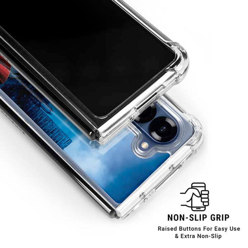 Marvel Captain America Portrait Galaxy Z Fold7 Clear Case