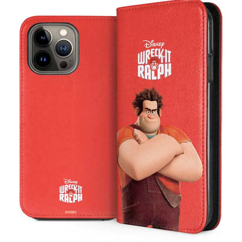 Disney Wreck-it Ralph Portrait iPhone 14 Pro Max Folio Case