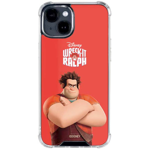 Disney Wreck-it Ralph Portrait iPhone 15 Clear Case