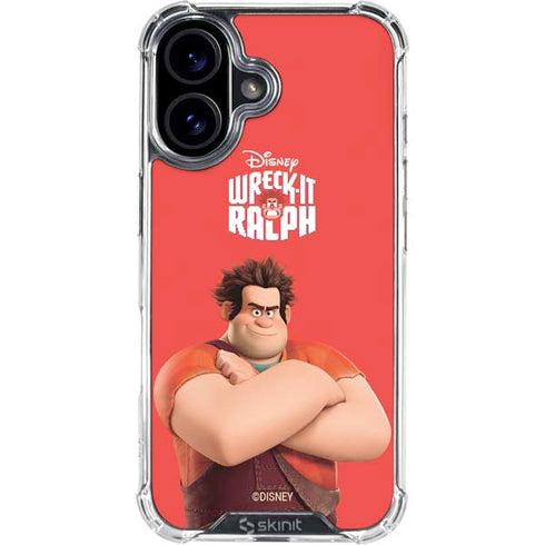 Disney Wreck-it Ralph Portrait iPhone 16 Plus Clear Case