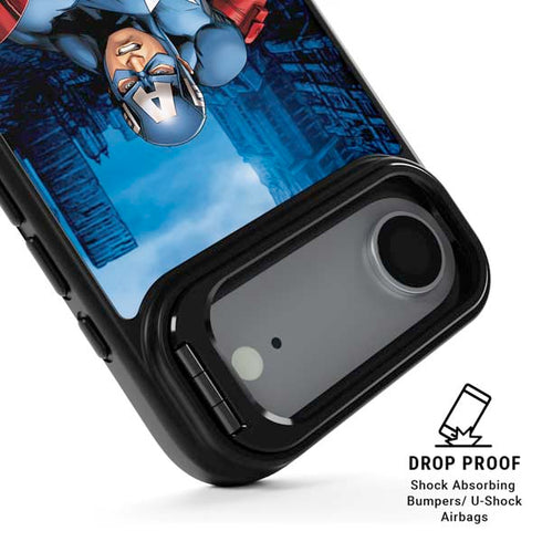 Marvel Captain America Portrait iPhone 17 Air Kickstand Case