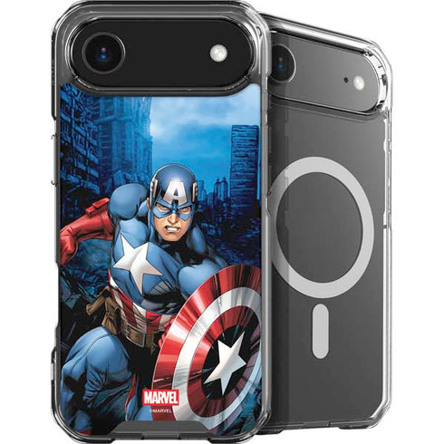 Marvel Captain America Portrait iPhone 17 Air MagSafe Case