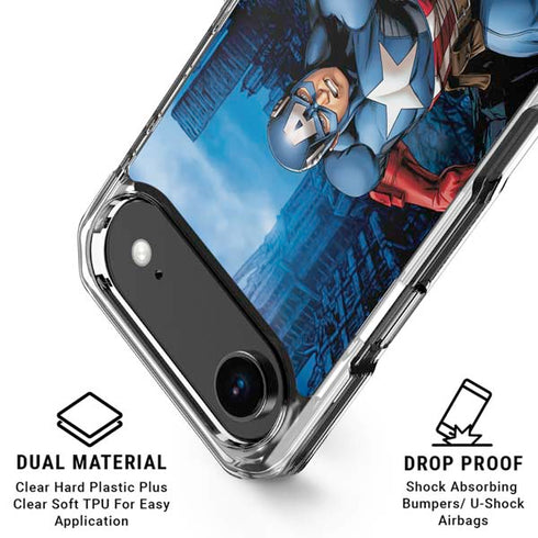Marvel Captain America Portrait iPhone 17 Air MagSafe Case