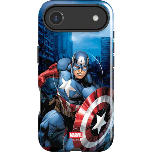 Marvel Captain America Portrait iPhone 17 Air Magsafe Impact Case