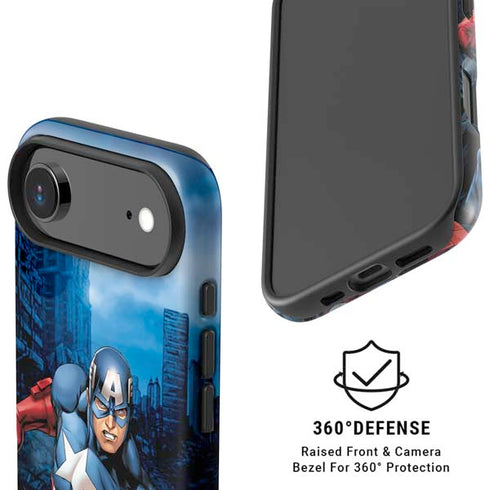 Marvel Captain America Portrait iPhone 17 Air Magsafe Impact Case