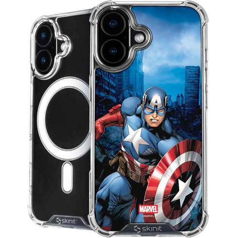 Marvel Captain America Portrait iPhone 17 MagSafe Case