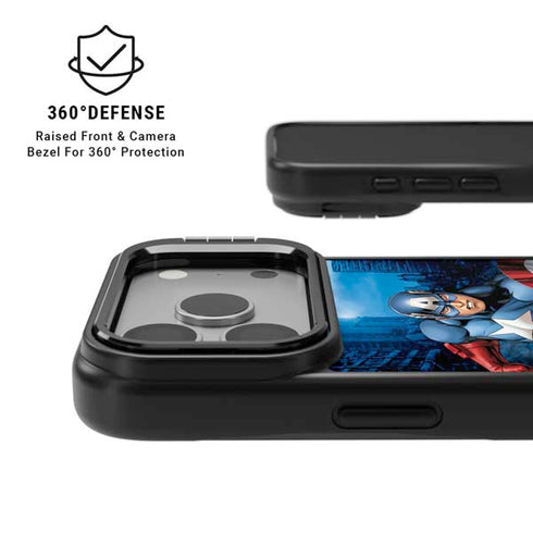 Marvel Captain America Portrait iPhone 17 Pro Kickstand Case