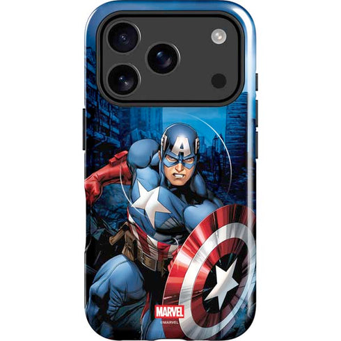 Marvel Captain America Portrait iPhone 17 Pro Magsafe Impact Case