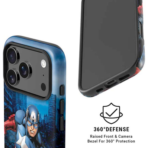 Marvel Captain America Portrait iPhone 17 Pro Magsafe Impact Case