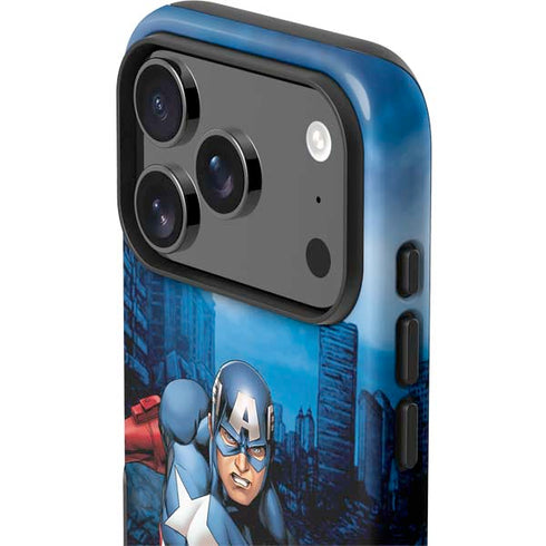 Marvel Captain America Portrait iPhone 17 Pro Max Impact Case