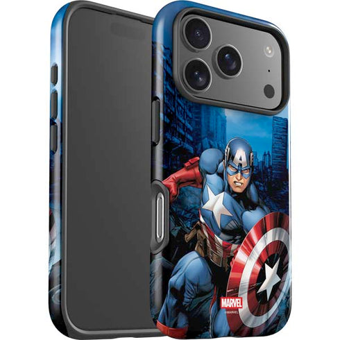 Marvel Captain America Portrait iPhone 17 Pro Max Impact Case