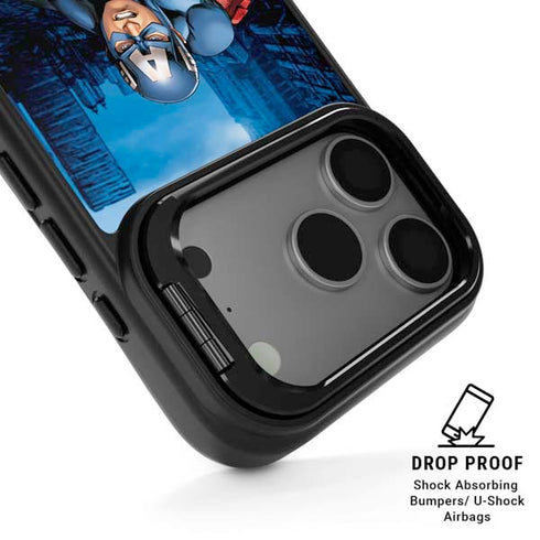 Marvel Captain America Portrait iPhone 17 Pro Max Kickstand Case