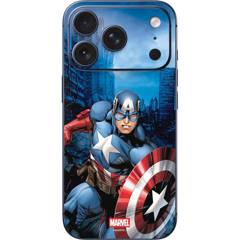 Marvel Captain America Portrait iPhone 17 Pro Max Skin