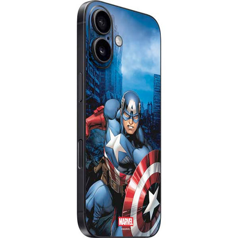 Marvel Captain America Portrait iPhone 17 Skin