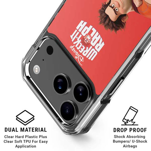 Disney Wreck-it Ralph Portrait iPhone 18 Pro Clear Case