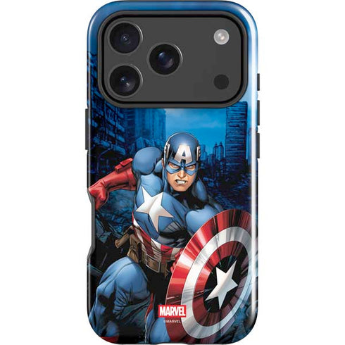 Marvel Captain America Portrait iPhone 18 Pro Max Impact Case