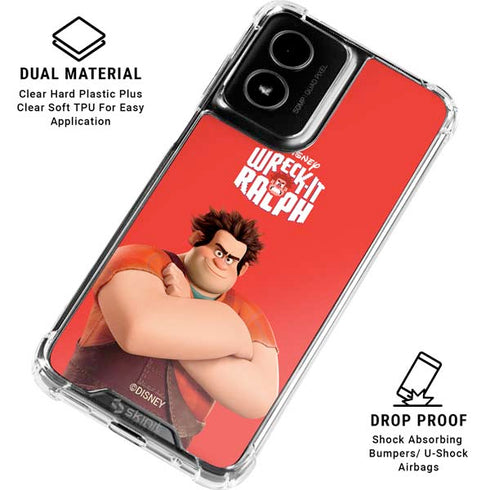 Disney Wreck-it Ralph Portrait Moto G Power 5G (2024) Clear Case
