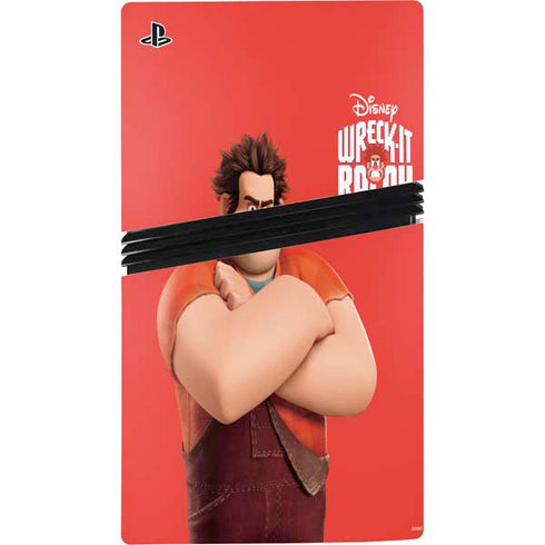Disney Wreck-it Ralph Portrait PS5 Pro Console Skin