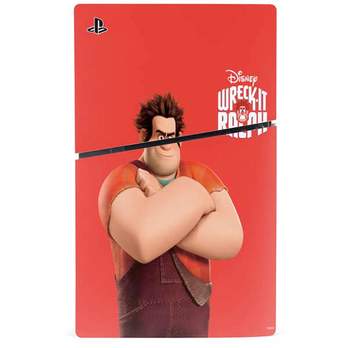 Disney Wreck-it Ralph Portrait PS5 Slim Digital Edition Console Skin