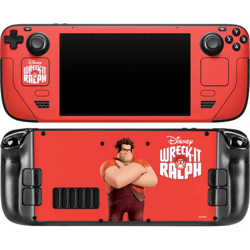 Disney Wreck-it Ralph Portrait Steam Deck Handheld Gaming Computer OLED Skin
