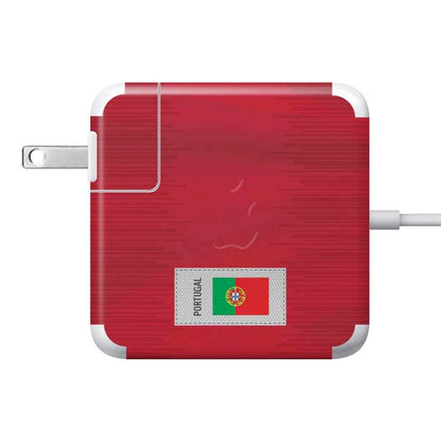 Portugal Soccer Flag 85W Power Adapter (15 and 17 inch MacBook Pro Charger) Skin