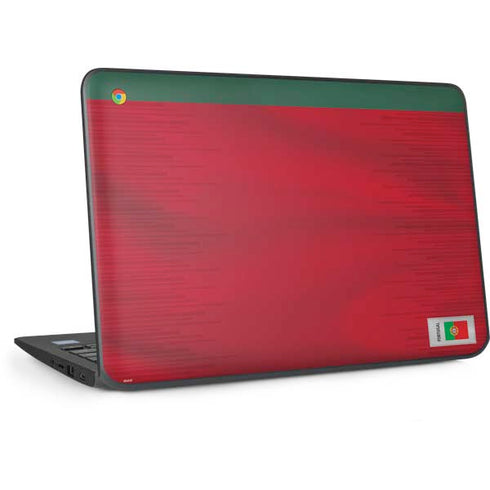 Portugal Soccer Flag HP Chromebook Skin