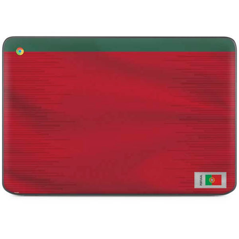 Portugal Soccer Flag HP Chromebook Skin
