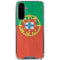 Portugal Flag Distressed Galaxy A36 5G Clear Case