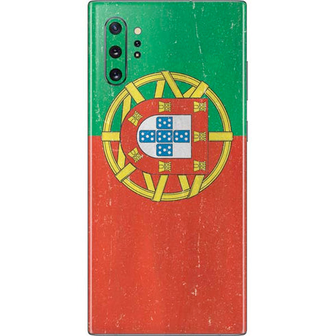 Portugal Flag Distressed Galaxy Note 10 Plus Skin