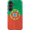 Portugal Flag Distressed Galaxy S25 Plus Impact Case